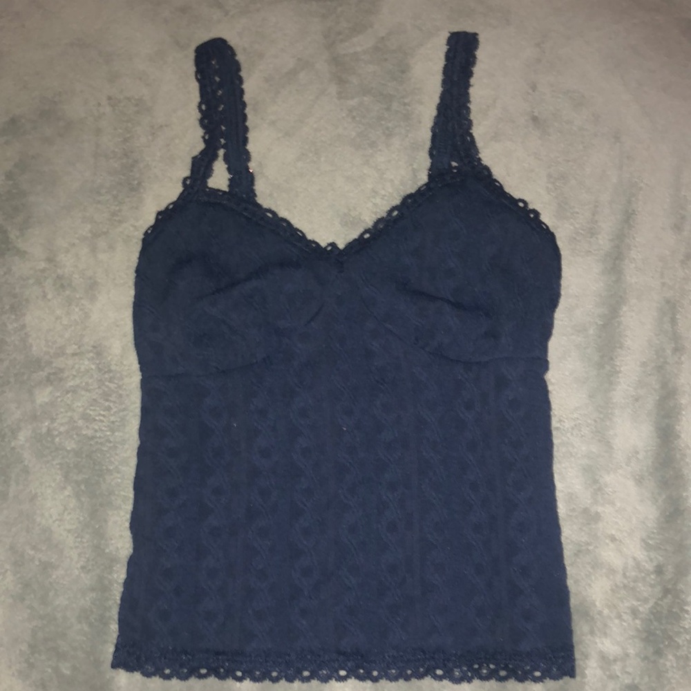 No Boundaries Blue Bustier Camisole Top